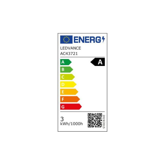 [LVE-4099854002809] Ledvance/Osram Bombilla LED "Classic" E27 2,5W 525Lm 3000K 300º IP20 3