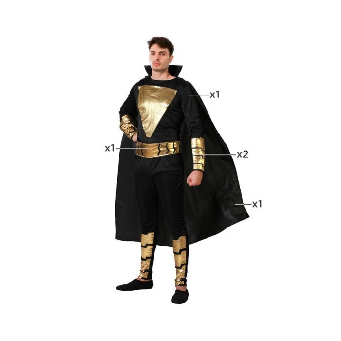 Disfraz Heroe Comic Negro Adulto M-L 0 Disfraz Heroe Comic Negro Adulto M-L 0