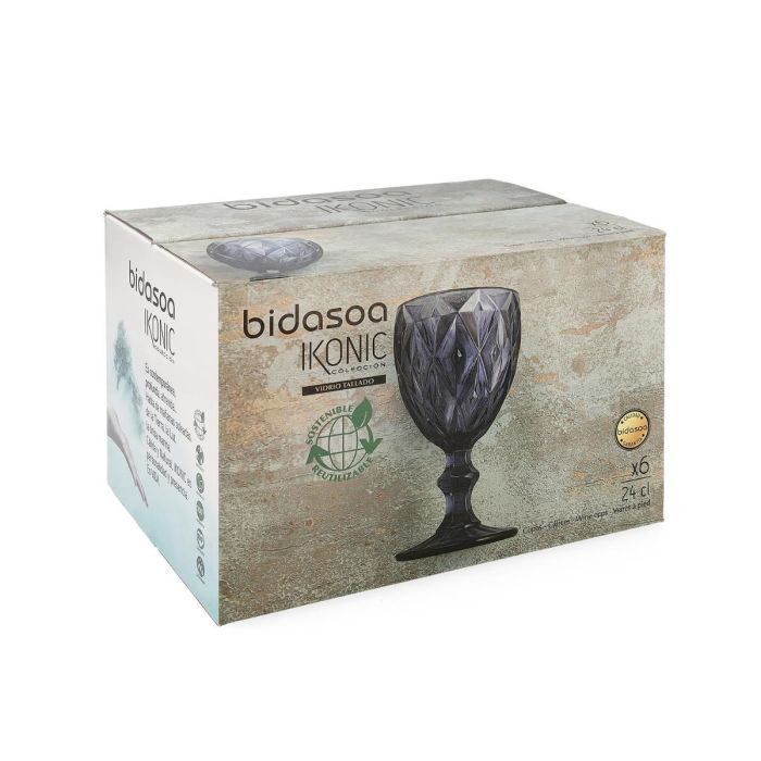 Caja 6 Copas Vino Vidrio Ikonic Bidasoa 24 cL 4 Caja 6 Copas Vino Vidrio Ikonic Bidasoa 24 cL 4