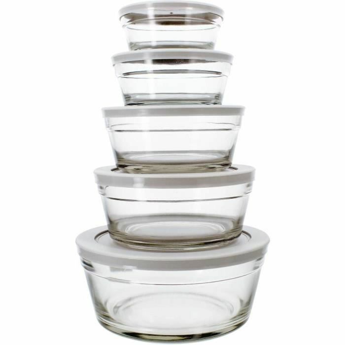 Recipiente Conservador de Alimentos Menastyl Redondo 150 ml 400 ml (5 Unidades) 0 Recipiente Conservador de Alimentos Menastyl Redondo 150 ml 400 ml (5 Unidades) 0