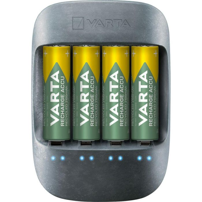 Cargador de Pilas Varta Eco Charger 4 Pilas AA/AAA 2 Cargador de Pilas Varta Eco Charger 4 Pilas AA/AAA 2