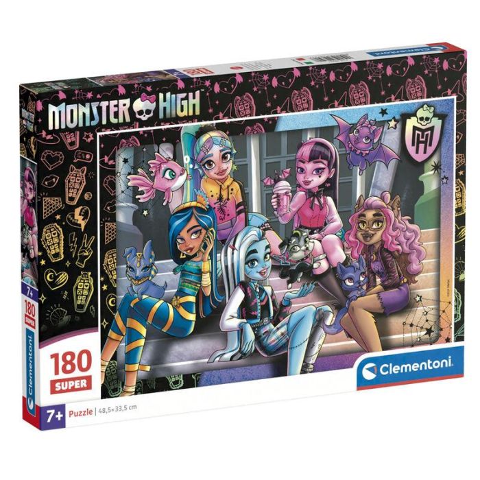 CLEMENTONI Puzzle Monster High 180 piezas - 48,5x33,5 cm