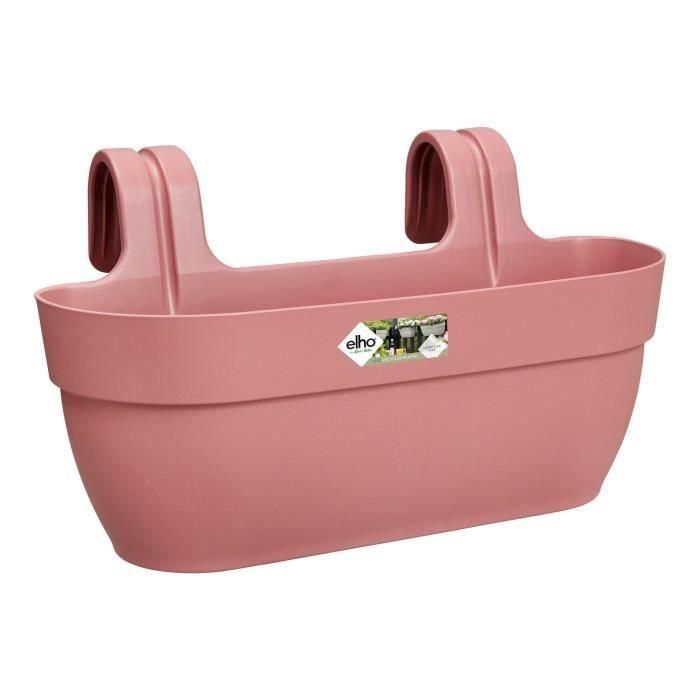 ELHO - Maceta - Vibia Campana Easy Hanger Large - Dusty Pink - Outdoor Balcón - L 24.1 x W 46 x H 26.5 cm ELHO - Maceta - Vibia Campana Easy Hanger Large - Dusty Pink - Outdoor Balcón - L 24.1 x W 46 x H 26.5 cm