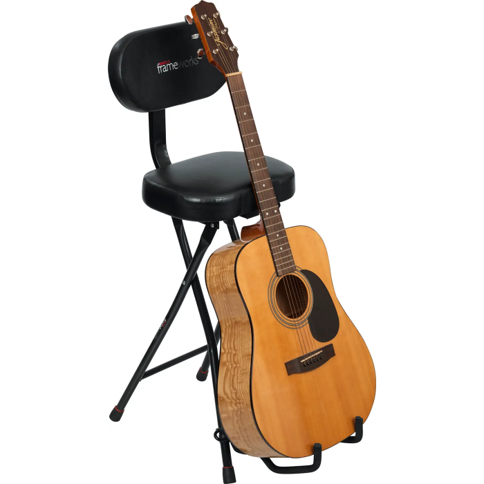 FRAMEWORKS Taburete Con Soporte Para Guitarra 2