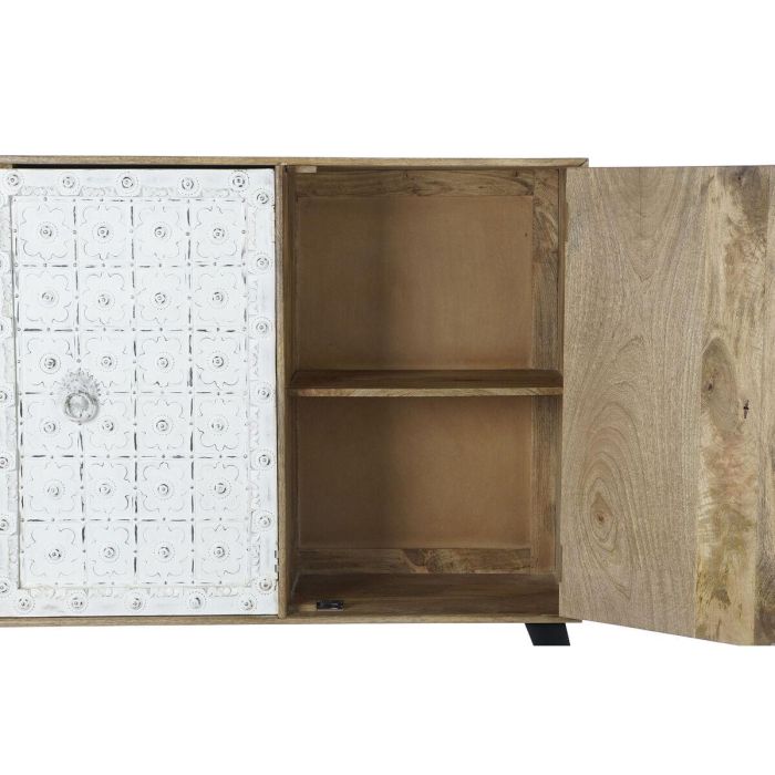 Buffet Indio DKD Home Decor Blanco Natural 45 x 100 x 165 cm 7