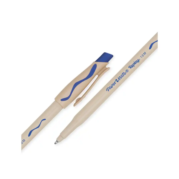 Papermate Bolígrafo Replay Azul Borrable con Goma 1.4mm 1