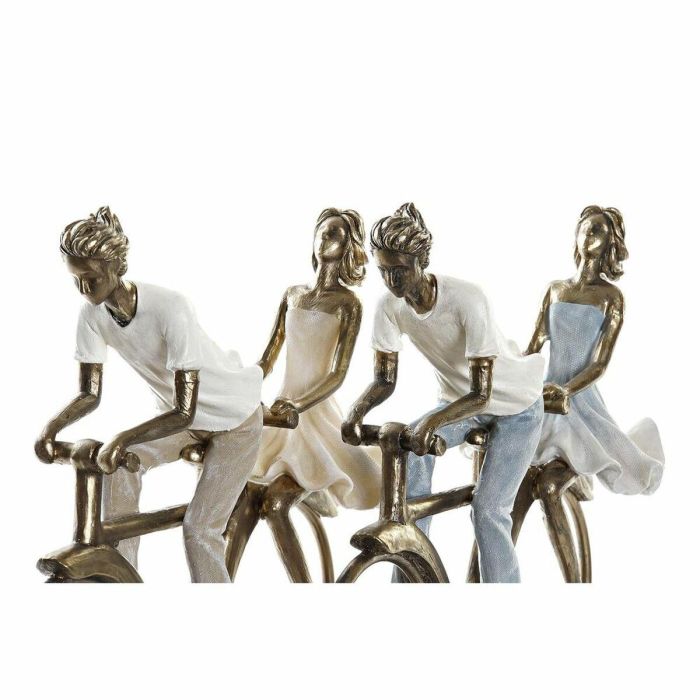 Figura Moderno DKD Home Decor Cobrizo 9.5 x 23 x 27 cm (2 Unidades) 2