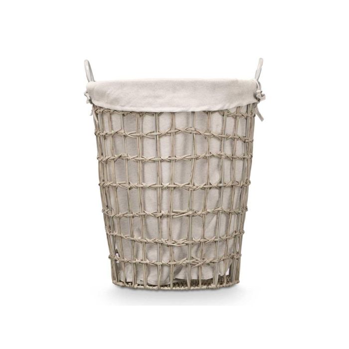 Cesto Redondo Asas Gris Kipit 45X58CM (6 Unidades) 2 Cesto Redondo Asas Gris Kipit 45X58CM (6 Unidades) 2