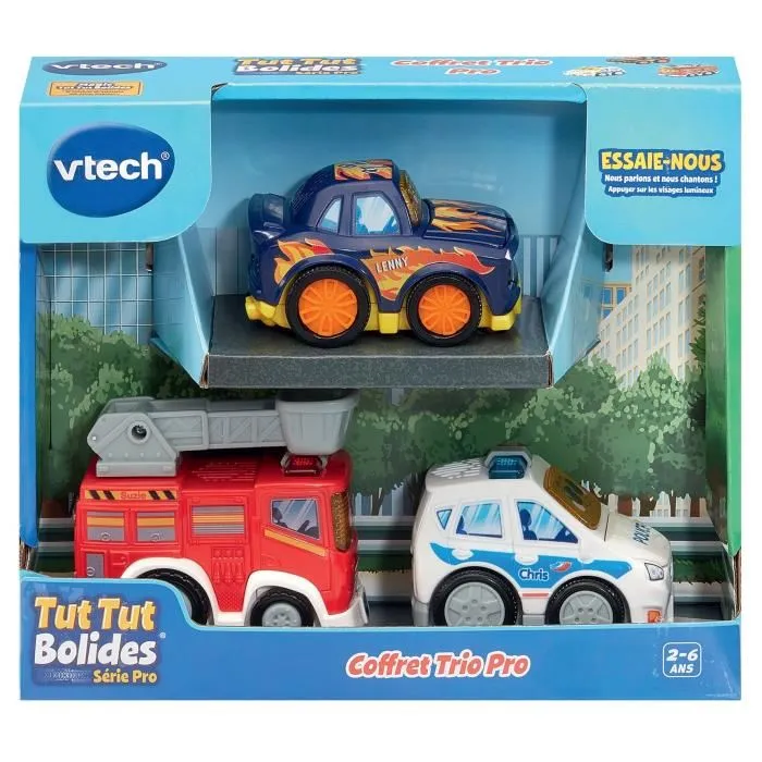 Vtech VTE3417764205058 Tut Tut Bolides Vehículos Serie Pro Trio Box Set Francés 3 Vtech VTE3417764205058 Tut Tut Bolides Vehículos Serie Pro Trio Box Set Francés 3