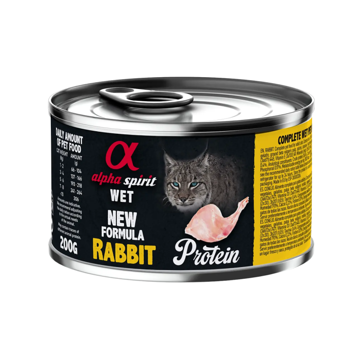 Alpha Spirit Spirit Feline Conejo Lata Caja 6x200 gr