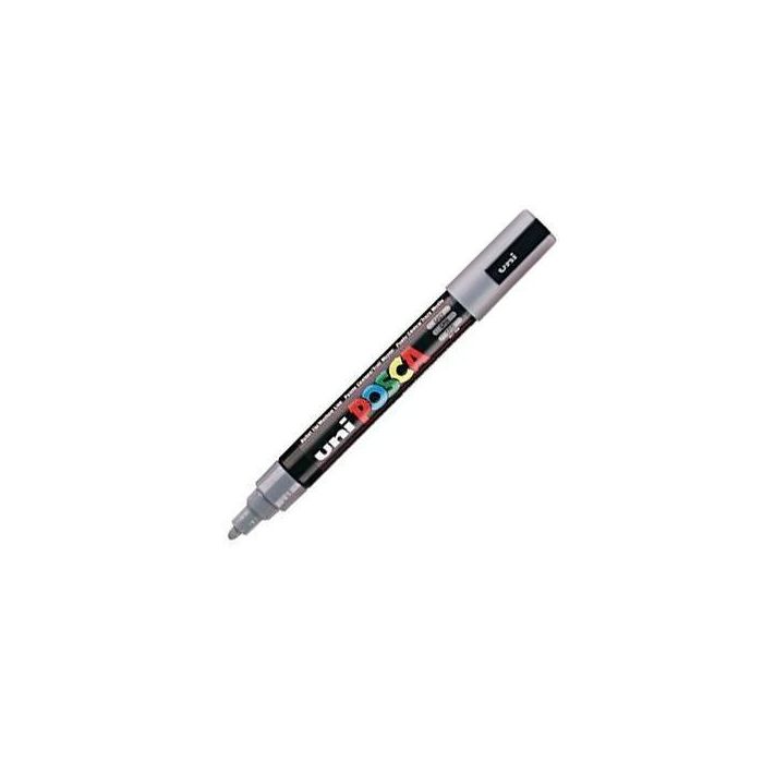 POSCA Pc-5M Marcador No Permanente Punta Bala 1,8-2,5 mm Gris