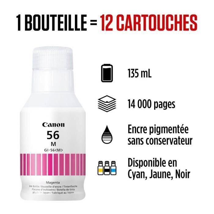 CANON Botella de tinta magenta GI-56M para GX6050 GX7050 1 CANON Botella de tinta magenta GI-56M para GX6050 GX7050 1