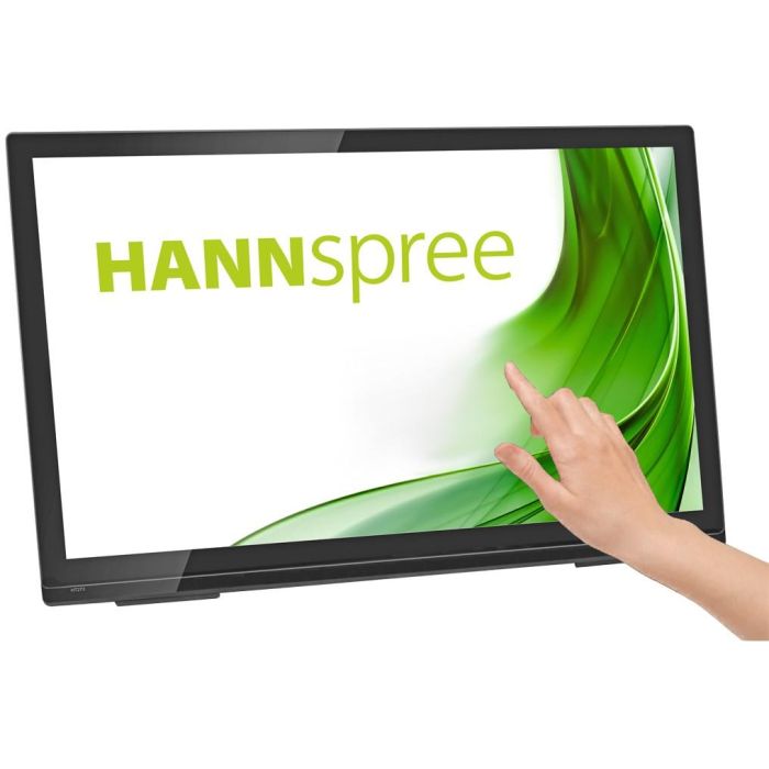 Hannspree Monitor Táctil HT273HPB 27 Pulgadas Full HD IPS HDMI 10 Puntos Táctiles 8ms Negro 1