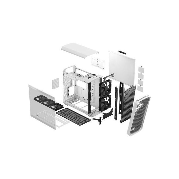 Fractal Design Torrent Blanco - Torre PC ATX, Ventiladores 2x180mm, Compatibilidad con ATX/EATX/ITX, Vidrio Templado, FD-C-TOR1A-03 21 Fractal Design Torrent Blanco - Torre PC ATX, Ventiladores 2x180mm, Compatibilidad con ATX/EATX/ITX, Vidrio Templado, FD-C-TOR1A-03 21