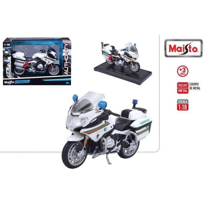 BMW R 1200 RT Guardia Civil Moto Metal Escala 1:18 1