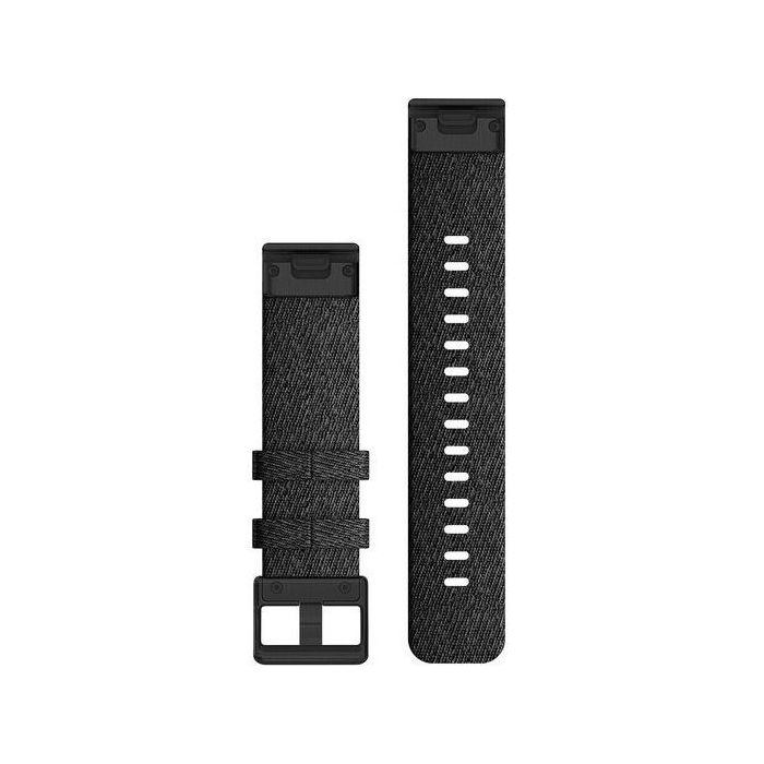Garmin Ersatzarmband QuickFit20 Nylon Schwarz/Schiefergrau 1 Garmin Ersatzarmband QuickFit20 Nylon Schwarz/Schiefergrau 1