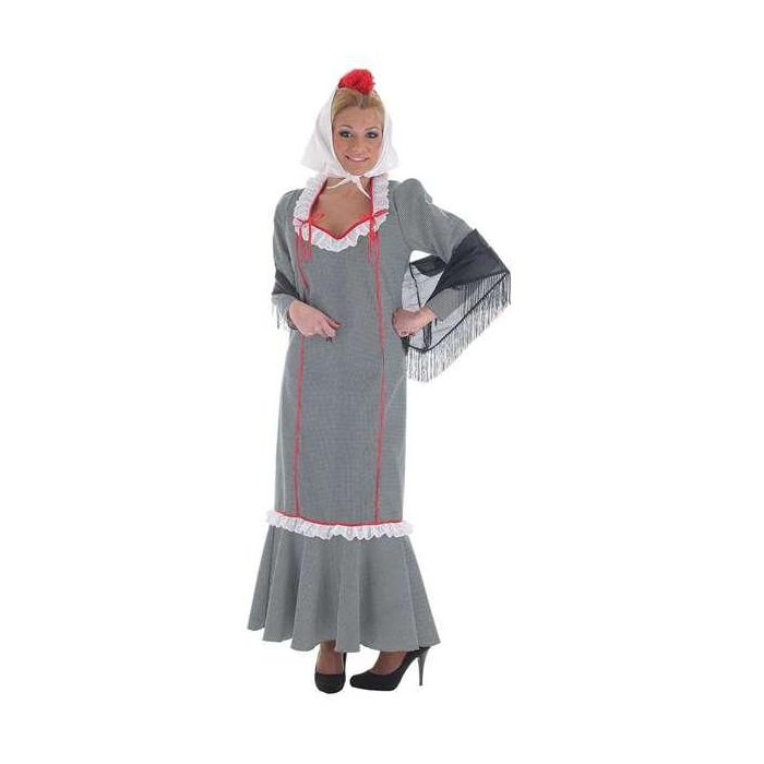 Disfraz adulto chulapa vichy talla m Disfraz adulto chulapa vichy talla m