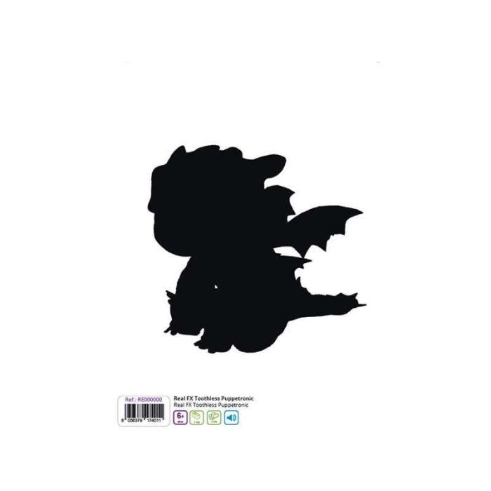 Figura dragon interactivo toothless puppetronic con 75 sonidos y reacciones. 32,5x27,5x32,5 cm Figura dragon interactivo toothless puppetronic con 75 sonidos y reacciones. 32,5x27,5x32,5 cm