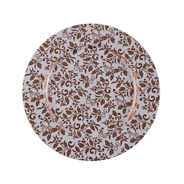 Bajo Plato Versa Aurea Metal 33 x 1,5 x 33 cm