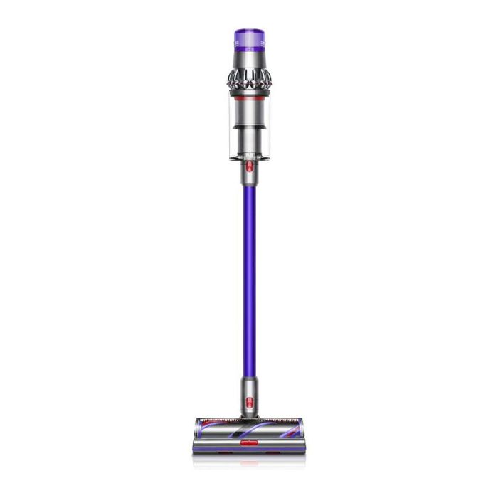 Dyson V11 Advanced Aspiradora Escoba 2 en 1 Sin Bolsa, Batería Recargable, Color Níquel/Púrpura, para Alfombra y Suelos Duros
