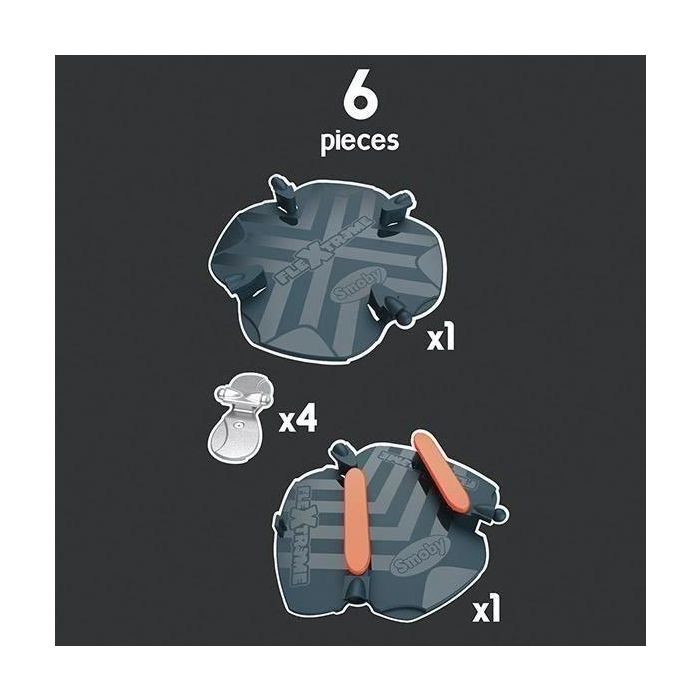 Smoby Flextreme Conjunto de Accesorios para Pistas - Incluye Reverso, Interruptor, Cruce para Construir Circuitos Múltiples 0 Smoby Flextreme Conjunto de Accesorios para Pistas - Incluye Reverso, Interruptor, Cruce para Construir Circuitos Múltiples 0