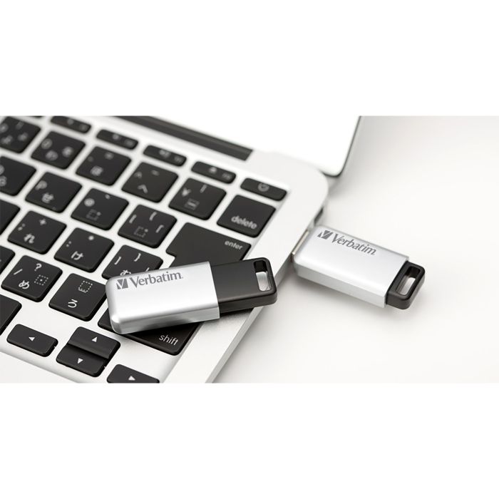 Verbatim Pendrive Secure Pro 32GB USB 3.2 Retráctil con Cifrado Hardware AES 256 bits, 100MB/s Escritura 1 Verbatim Pendrive Secure Pro 32GB USB 3.2 Retráctil con Cifrado Hardware AES 256 bits, 100MB/s Escritura 1