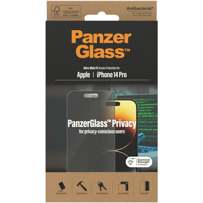 PanzerGlass iPhone 14 Pro Ultrawide Privacy AB 2