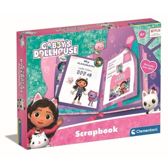 Clementoni - Gabby y la Casa Mágica - Agenda personalizada - Con pegatinas, rotuladores, lápices y adornos 1 Clementoni - Gabby y la Casa Mágica - Agenda personalizada - Con pegatinas, rotuladores, lápices y adornos 1