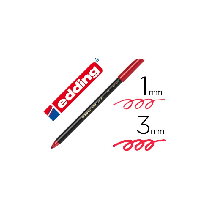 Edding Rotulador 1200 Punta Fina Rojo Metálico (Set de 10) (Set de 10) 0 Edding Rotulador 1200 Punta Fina Rojo Metálico (Set de 10) (Set de 10) 0
