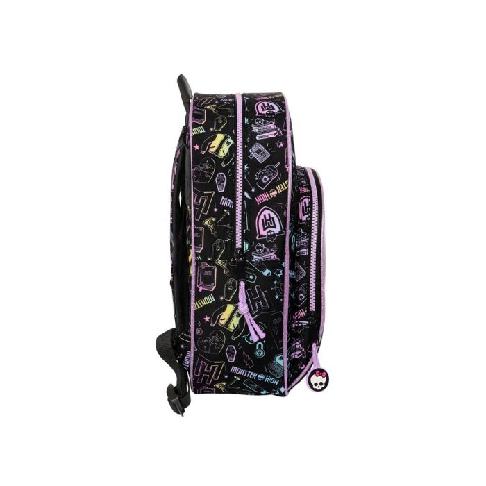 Mochila Infantil Monster High Negro 28 x 34 x 10 cm 2