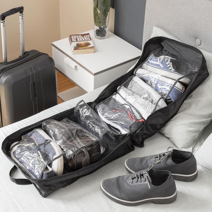 Bolso de Viaje para Calzado Doshen InnovaGoods 12 zapatos Bolso de Viaje para Calzado Doshen InnovaGoods 12 zapatos