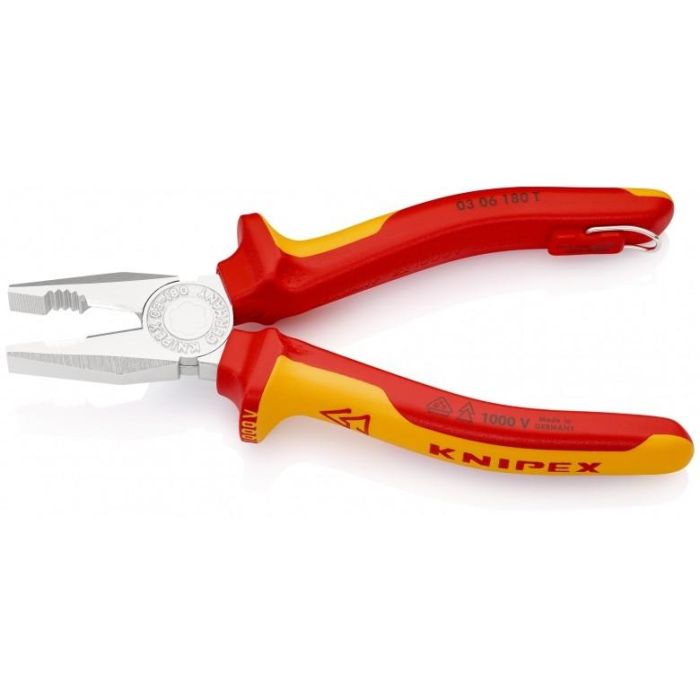 KNIPEX Kombizange mit Befestigungsse 1 KNIPEX Kombizange mit Befestigungsse 1