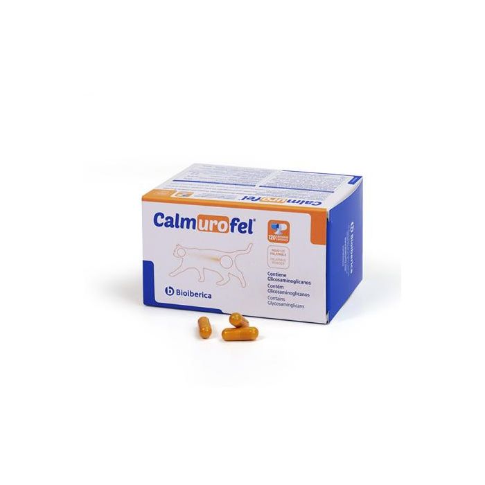 Calmurofel 120 Cápsulas para Gatos - Ayuda en Cistitis Idiopática