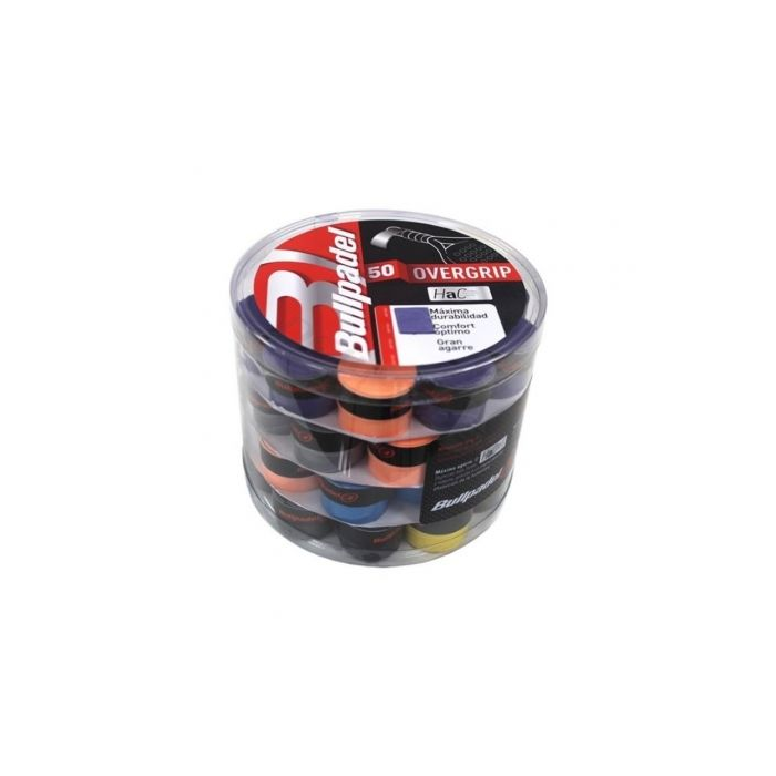 Accesorio de Agarre Bullpadel Overgrip Cubo/ Multicolor/ 50 Unidades Accesorio de Agarre Bullpadel Overgrip Cubo/ Multicolor/ 50 Unidades
