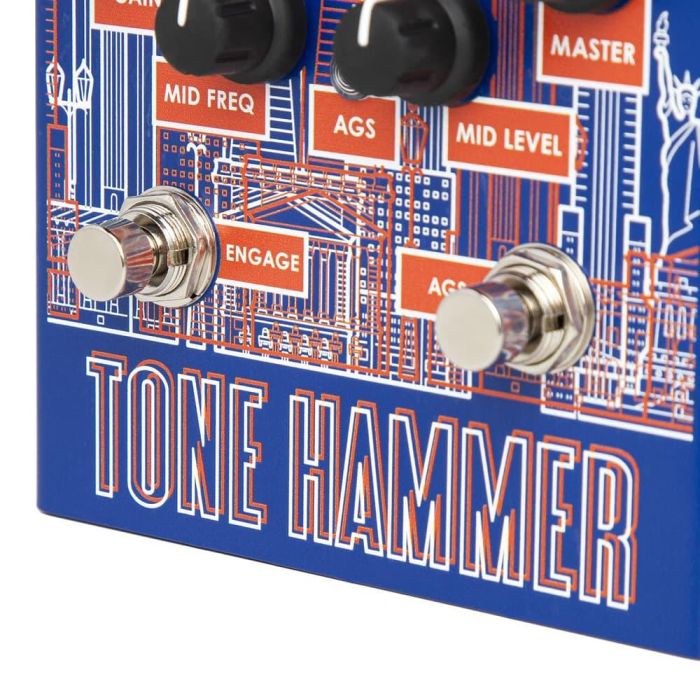 Pedal Fx Bajo Tone Hammer Limited Nyc Skyline 2 Pedal Fx Bajo Tone Hammer Limited Nyc Skyline 2