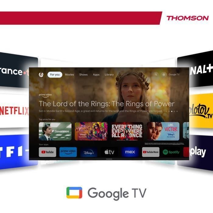 Thomson 43UG4S14 - Televisor LED 43 (109 cm) - 4K UHD - Google TV - 2xHDMI 2.0 + 2xHDMI 2.1 5 Thomson 43UG4S14 - Televisor LED 43 (109 cm) - 4K UHD - Google TV - 2xHDMI 2.0 + 2xHDMI 2.1 5