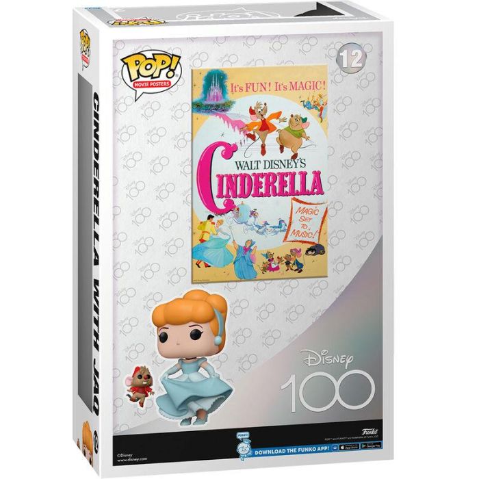 Figura POP Movie Poster Disney 100th Anniversary Cenicienta 2 Figura POP Movie Poster Disney 100th Anniversary Cenicienta 2