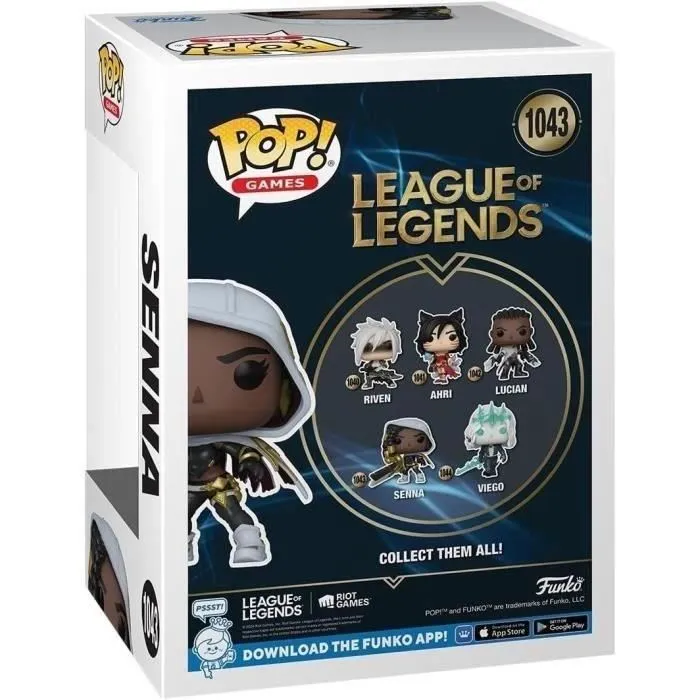 Funko Figura POP League of Legends Senna Figura Vinilo 9cm Caja Regalo 2 Funko Figura POP League of Legends Senna Figura Vinilo 9cm Caja Regalo 2