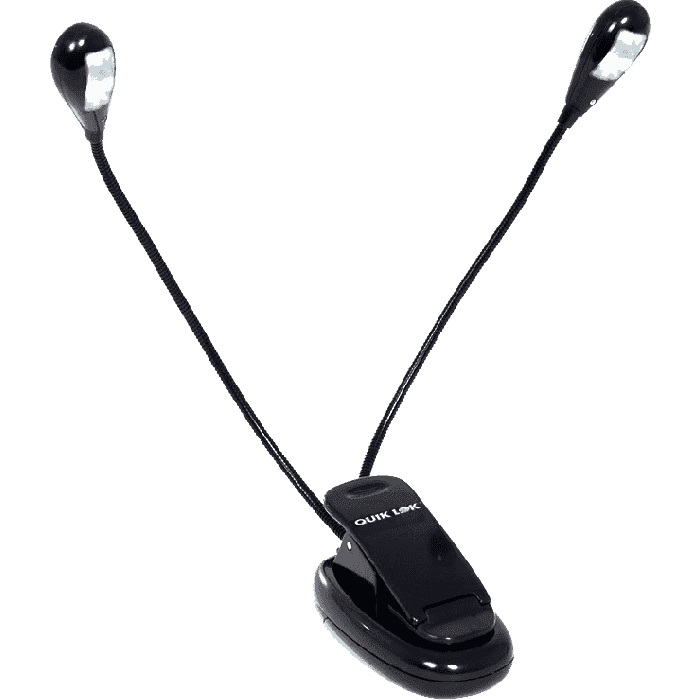 Lámpara Atril Dual Flex Con Pinza - 4 Led´S Lámpara Atril Dual Flex Con Pinza - 4 Led´S