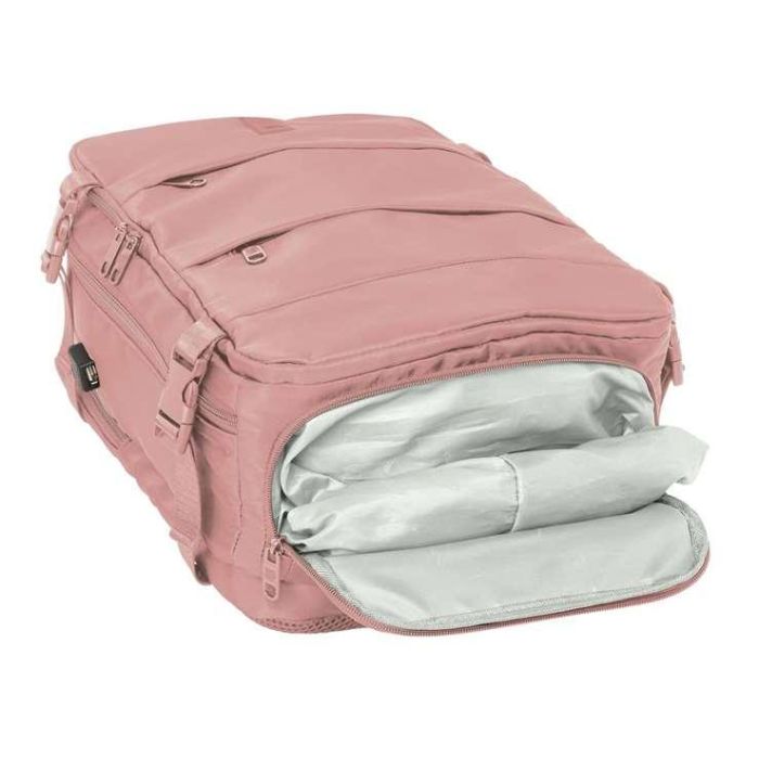 Safta Mochila Viaje Cabina Portatil 15,6" Rosa 29x44x19 cm 8