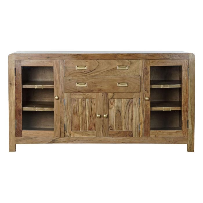 Buffet Colonial DKD Home Decor Natural Dorado 40 x 81 x 150 cm 2