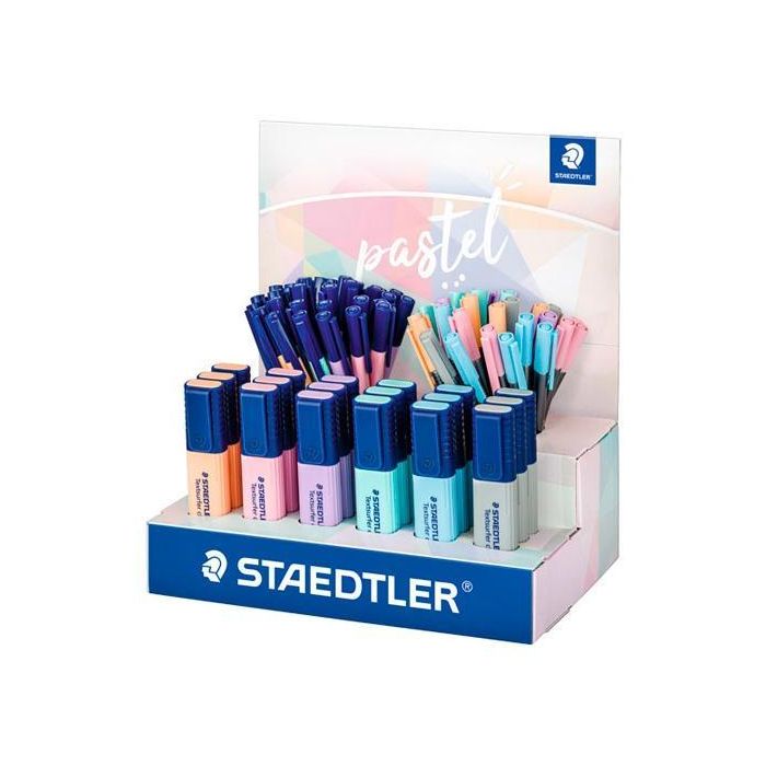 Staedtler Rotuladores Gama Pastel Line Sobremesa C-Surtidos Expositor 78 Ud