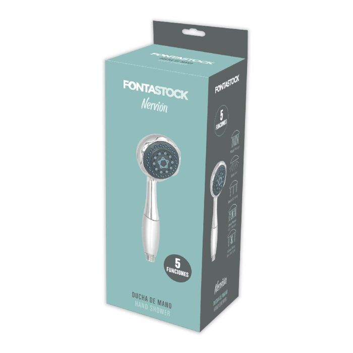 Alcachofa de Ducha Fontastock HERVÁS H 1/2" Cromado 2 Alcachofa de Ducha Fontastock HERVÁS H 1/2" Cromado 2