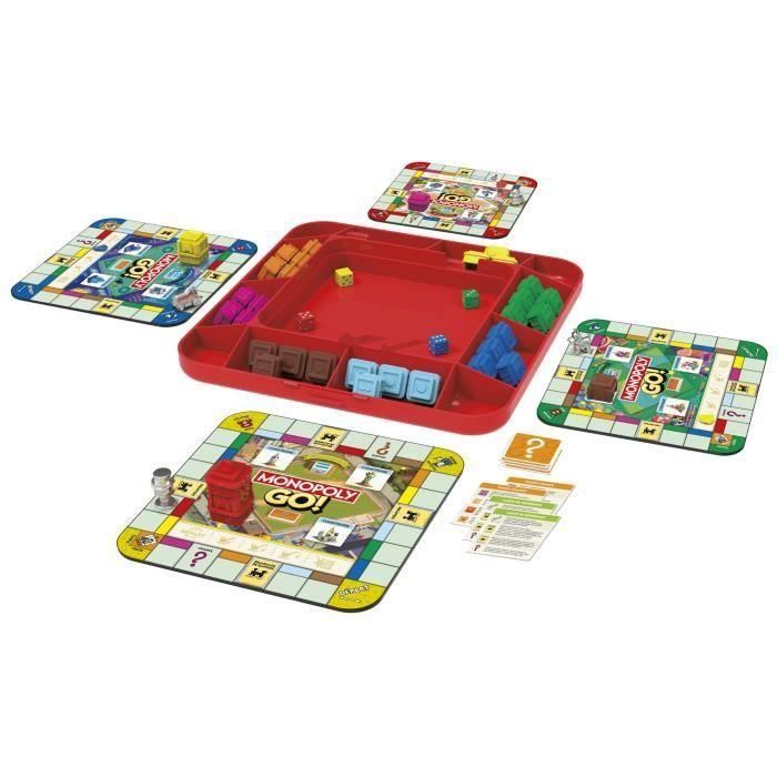 Monopoly Go, Juego de mesa a partir de 8 años, Juego de mesa familiar 2 Monopoly Go, Juego de mesa a partir de 8 años, Juego de mesa familiar 2