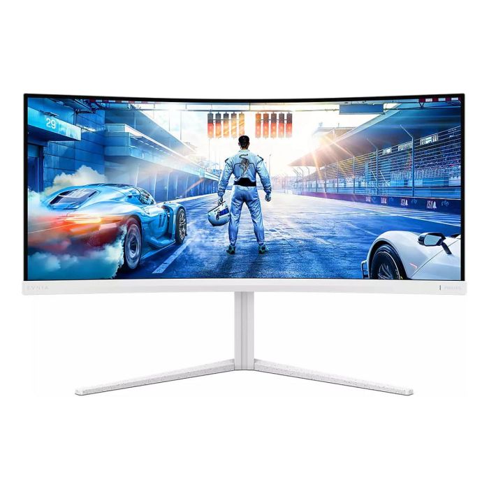 Philips Monitor Curvo 34M2C5501A 34 Pulgadas WQHD 1ms 180Hz VA 2xHDMI DP USB Blanco 10