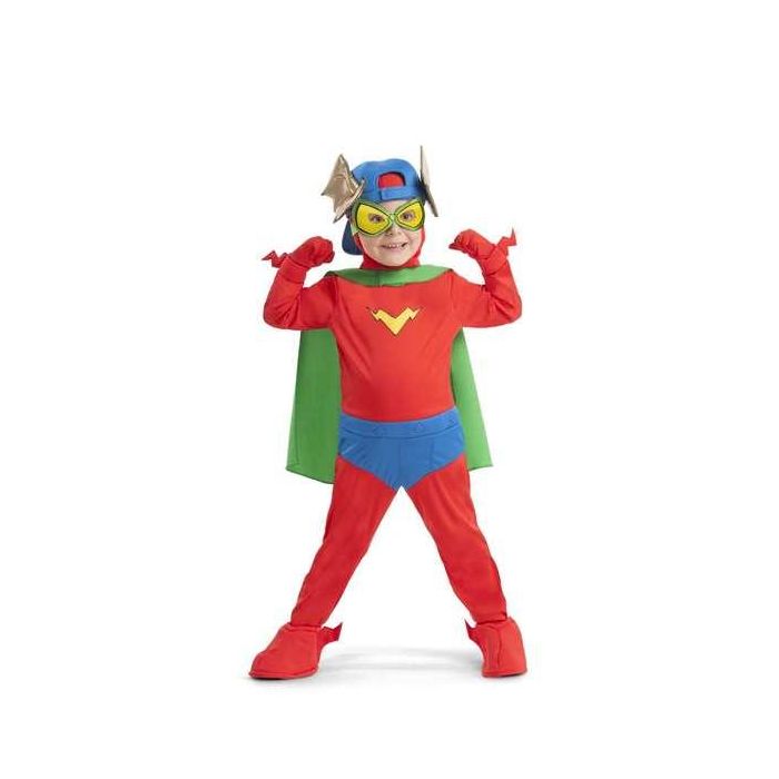 Disfraz kid fury (gorra, antifaz, pasamontañas, mono, capa, cubrebotas, guantes , brazaletes) 4-5 y Disfraz kid fury (gorra, antifaz, pasamontañas, mono, capa, cubrebotas, guantes , brazaletes) 4-5 y