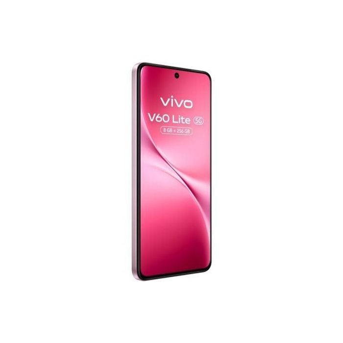Smartphone Vivo V60 Lite 8GB/ 256GB/ 6.77"/ 5G/ Rosa/ Incluye Cargador 90W y Buds 3 Smartphone Vivo V60 Lite 8GB/ 256GB/ 6.77"/ 5G/ Rosa/ Incluye Cargador 90W y Buds 3