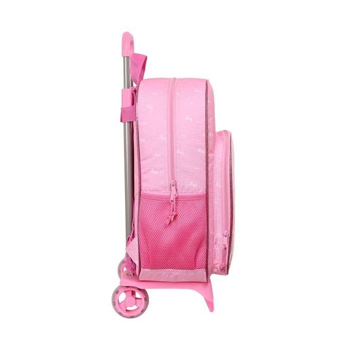 Mochila Escolar con Ruedas Barbie Girl Rosa 33 x 42 x 14 cm 2 Mochila Escolar con Ruedas Barbie Girl Rosa 33 x 42 x 14 cm 2