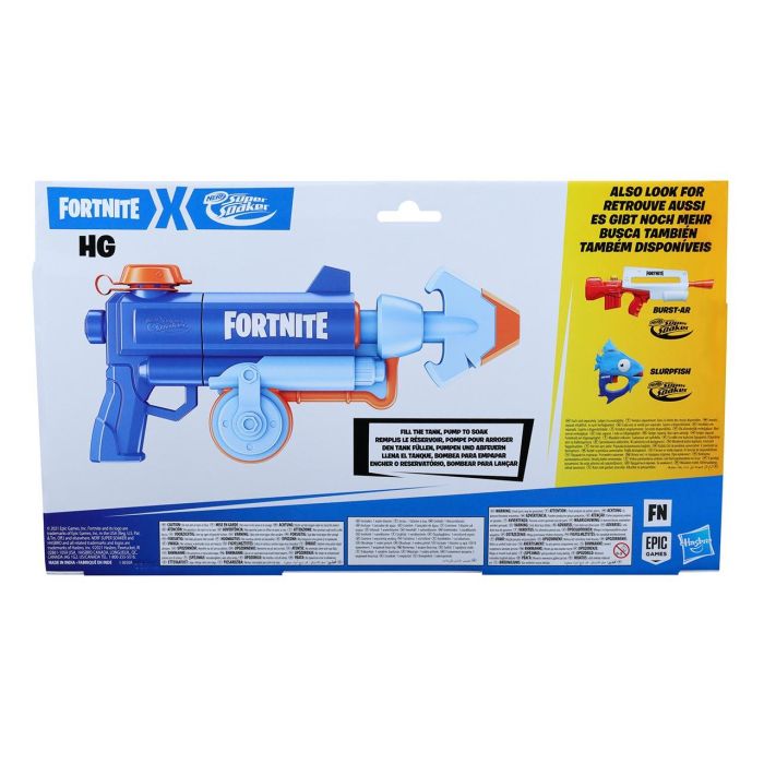 Nerf Super Soaker Fortnite HG F2560 Lanzador de Agua para Niños +8 Años Inspirado en Fortnite 3