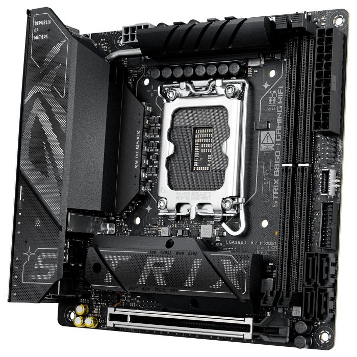 ASUS ROG STRIX B860-I GAMING WiFi Placa Base Intel B860 LGA 1851 Mini ITX con Wi-Fi 7 3